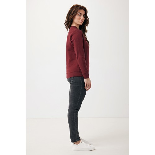 burdeos IQONIQ Etosha Sudadera Cuello Redondo Light Weight Algodón R
