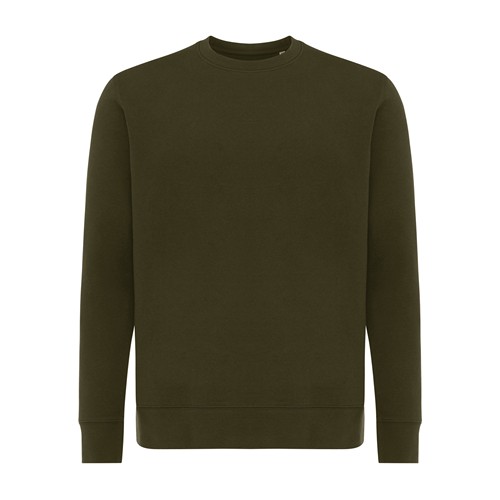 kaki IQONIQ Etosha Sudadera Cuello Redondo Light Weight Algodón R