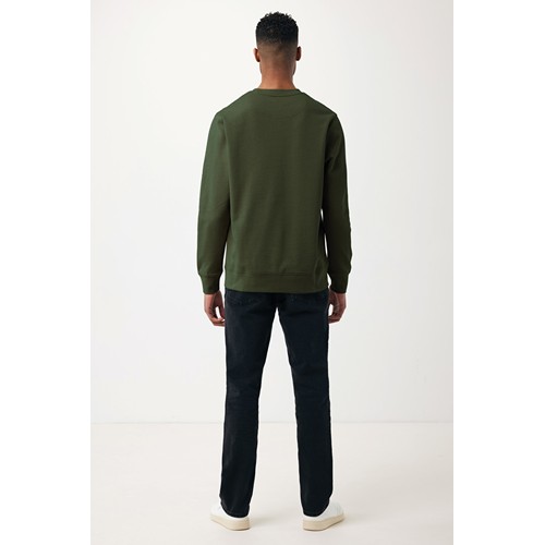 kaki IQONIQ Etosha Sudadera Cuello Redondo Light Weight Algodón R