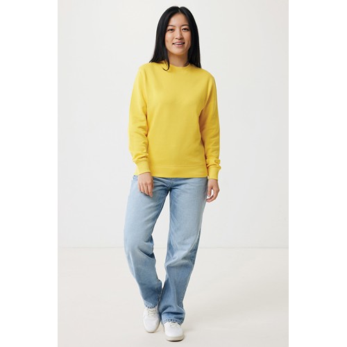 yellow IQONIQ Etosha Sudadera Cuello Redondo Light Weight Algodón R