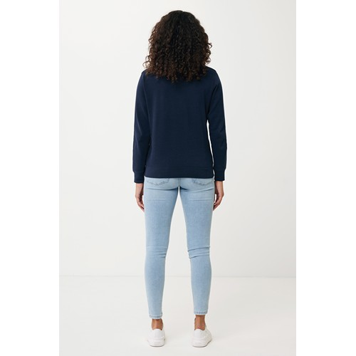 azul marino IQONIQ Etosha Sudadera Cuello Redondo Light Weight Algodón R