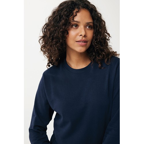 azul marino IQONIQ Etosha Sudadera Cuello Redondo Light Weight Algodón R