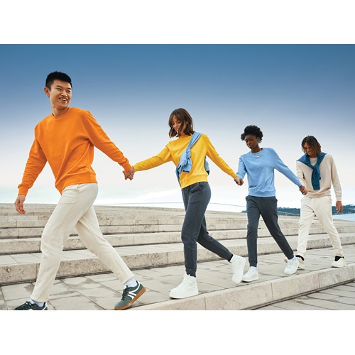 arena IQONIQ Etosha Sudadera Cuello Redondo Light Weight Algodón R