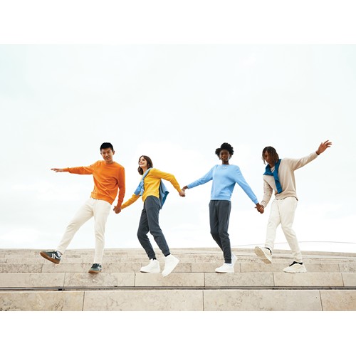 arena IQONIQ Etosha Sudadera Cuello Redondo Light Weight Algodón R