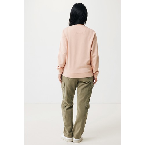 melocotón IQONIQ Etosha Sudadera Cuello Redondo Light Weight Algodón R