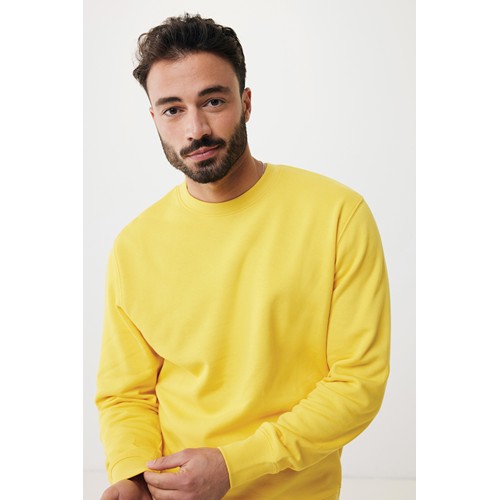 yellow IQONIQ Etosha Sudadera Cuello Redondo Light Weight Algodón R