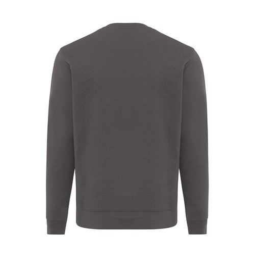 antracita IQONIQ Etosha Sudadera Cuello Redondo Light Weight Algodón R