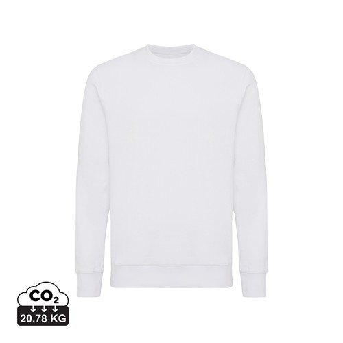 white IQONIQ Etosha Sudadera Cuello Redondo Light Weight Algodón R