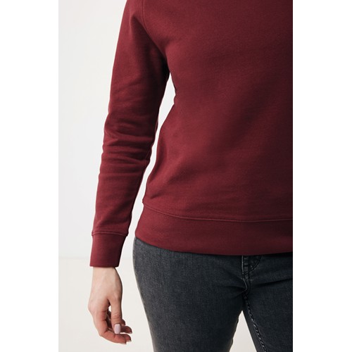 burdeos IQONIQ Etosha Sudadera Cuello Redondo Light Weight Algodón R