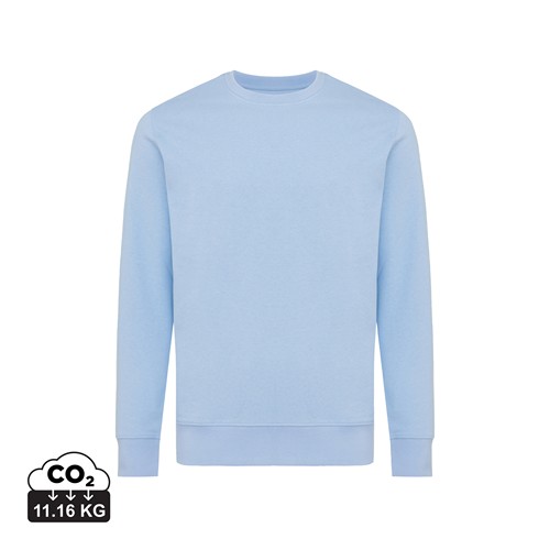 azul celeste IQONIQ Etosha Sudadera Cuello Redondo Light Weight Algodón R