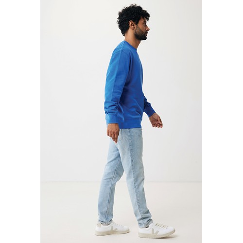 azulón IQONIQ Etosha Sudadera Cuello Redondo Light Weight Algodón R