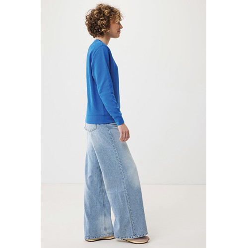 azulón IQONIQ Etosha Sudadera Cuello Redondo Light Weight Algodón R