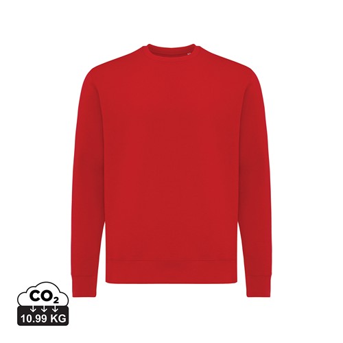 red IQONIQ Etosha Sudadera Cuello Redondo Light Weight Algodón R