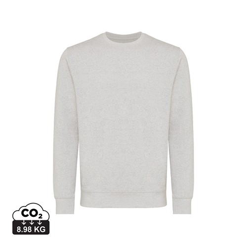moteado gris claro IQONIQ Etosha Sudadera Cuello Redondo Light Weight Algodón R