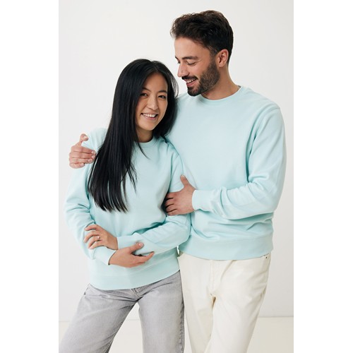 verde menta IQONIQ Etosha Sudadera Cuello Redondo Light Weight Algodón R