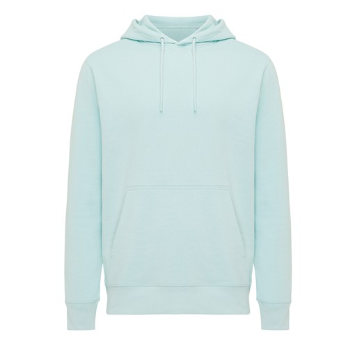 verde menta IQONIQ Rila Sudadera Capucha Light Weight Algodón Reciclado