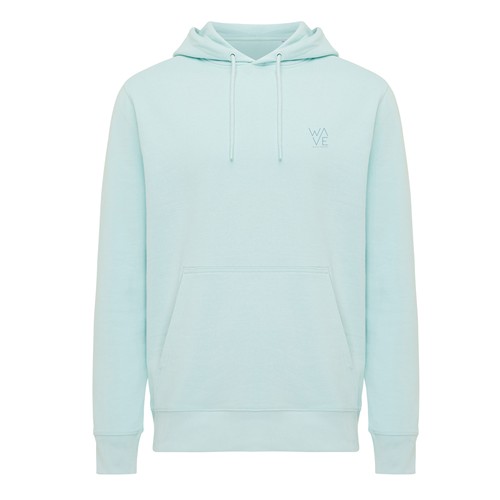 verde menta IQONIQ Rila Sudadera Capucha Light Weight Algodón Reciclado