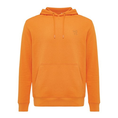 orange IQONIQ Rila Sudadera Capucha Light Weight Algodón Reciclado
