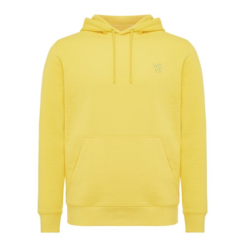 yellow IQONIQ Rila Sudadera Capucha Light Weight Algodón Reciclado