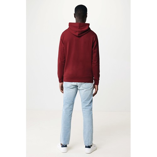 burdeos IQONIQ Rila Sudadera Capucha Light Weight Algodón Reciclado