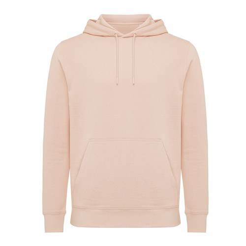 melocotón IQONIQ Rila Sudadera Capucha Light Weight Algodón Reciclado