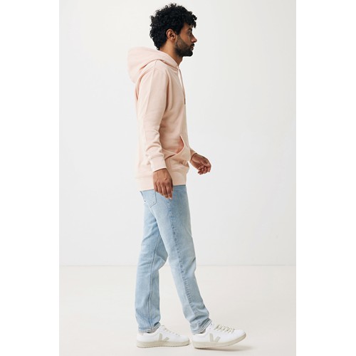 melocotón IQONIQ Rila Sudadera Capucha Light Weight Algodón Reciclado