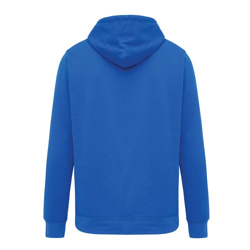 azulón IQONIQ Rila Sudadera Capucha Light Weight Algodón Reciclado