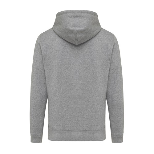 antracita claro moteado IQONIQ Rila Sudadera Capucha Light Weight Algodón Reciclado