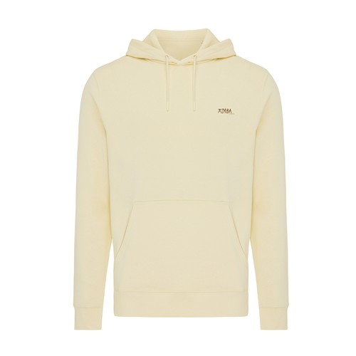 crema IQONIQ Rila Sudadera Capucha Light Weight Algodón Reciclado