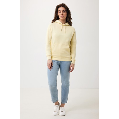 crema IQONIQ Rila Sudadera Capucha Light Weight Algodón Reciclado