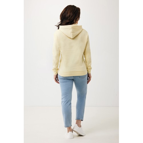 crema IQONIQ Rila Sudadera Capucha Light Weight Algodón Reciclado