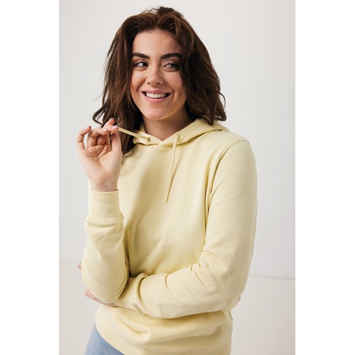 crema IQONIQ Rila Sudadera Capucha Light Weight Algodón Reciclado