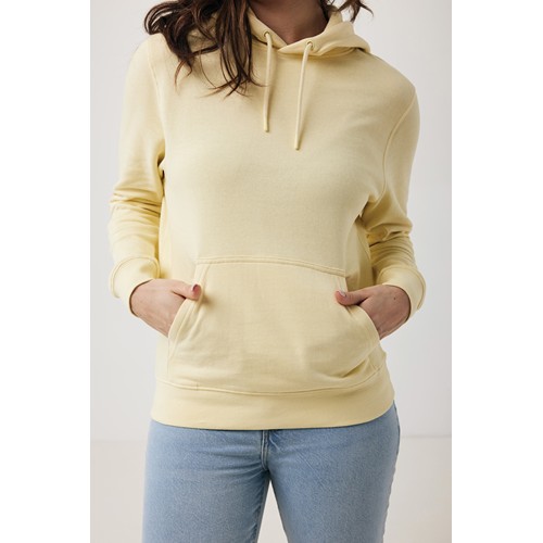 crema IQONIQ Rila Sudadera Capucha Light Weight Algodón Reciclado