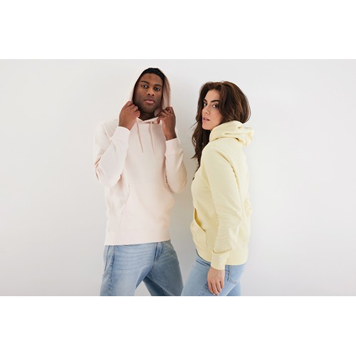 crema IQONIQ Rila Sudadera Capucha Light Weight Algodón Reciclado