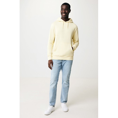 crema IQONIQ Rila Sudadera Capucha Light Weight Algodón Reciclado