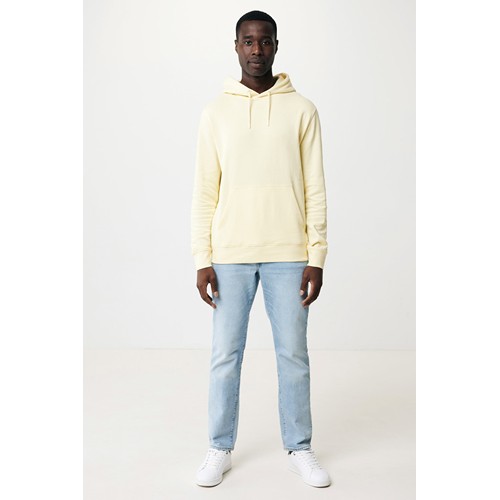 crema IQONIQ Rila Sudadera Capucha Light Weight Algodón Reciclado