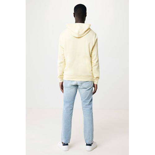crema IQONIQ Rila Sudadera Capucha Light Weight Algodón Reciclado