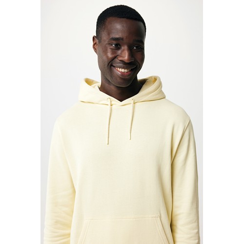 crema IQONIQ Rila Sudadera Capucha Light Weight Algodón Reciclado
