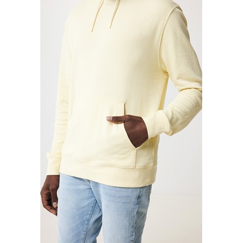 crema IQONIQ Rila Sudadera Capucha Light Weight Algodón Reciclado