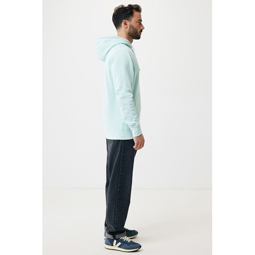 verde menta IQONIQ Rila Sudadera Capucha Light Weight Algodón Reciclado