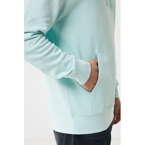 verde menta IQONIQ Rila Sudadera Capucha Light Weight Algodón Reciclado