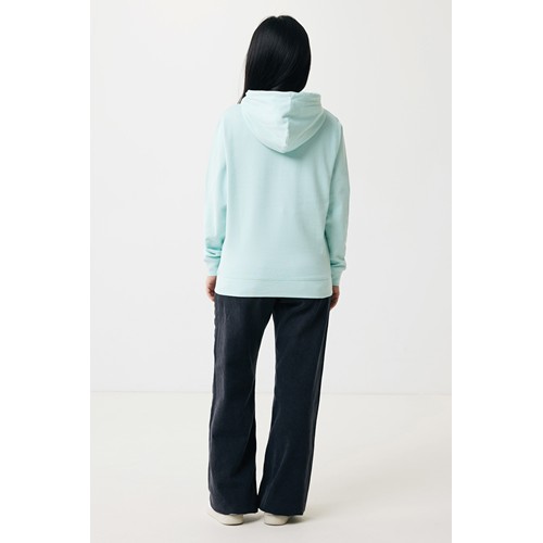 verde menta IQONIQ Rila Sudadera Capucha Light Weight Algodón Reciclado