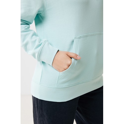 verde menta IQONIQ Rila Sudadera Capucha Light Weight Algodón Reciclado