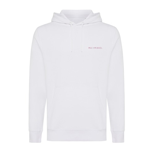 white IQONIQ Rila Sudadera Capucha Light Weight Algodón Reciclado
