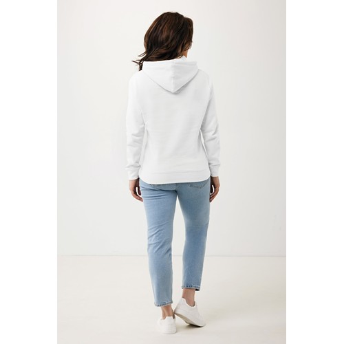 white IQONIQ Rila Sudadera Capucha Light Weight Algodón Reciclado