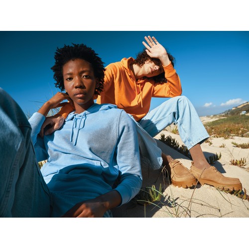 Sudadera con capucha ligera de algodón reciclado IQONIQ Rila