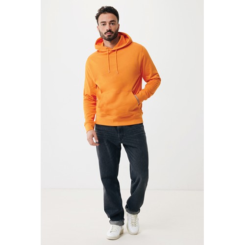 orange IQONIQ Rila Sudadera Capucha Light Weight Algodón Reciclado