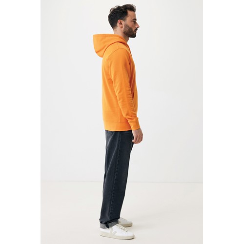 orange IQONIQ Rila Sudadera Capucha Light Weight Algodón Reciclado