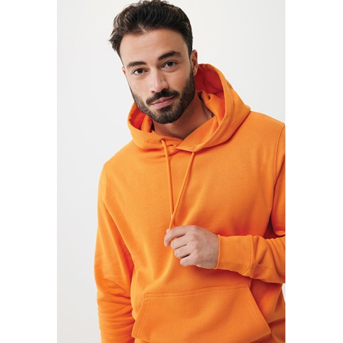 orange IQONIQ Rila Sudadera Capucha Light Weight Algodón Reciclado