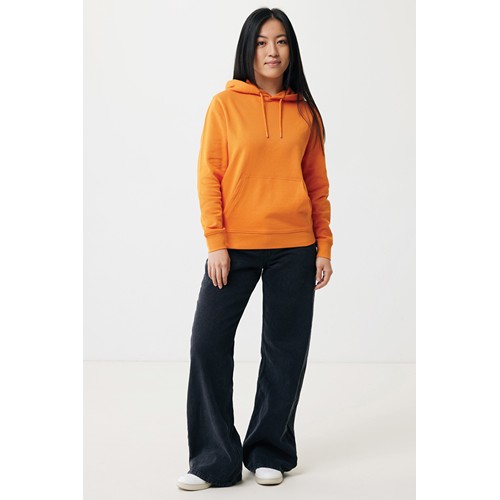 orange IQONIQ Rila Sudadera Capucha Light Weight Algodón Reciclado